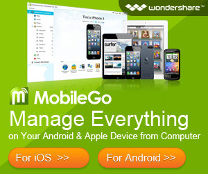 Wondershare MobileGo android and iOS manager